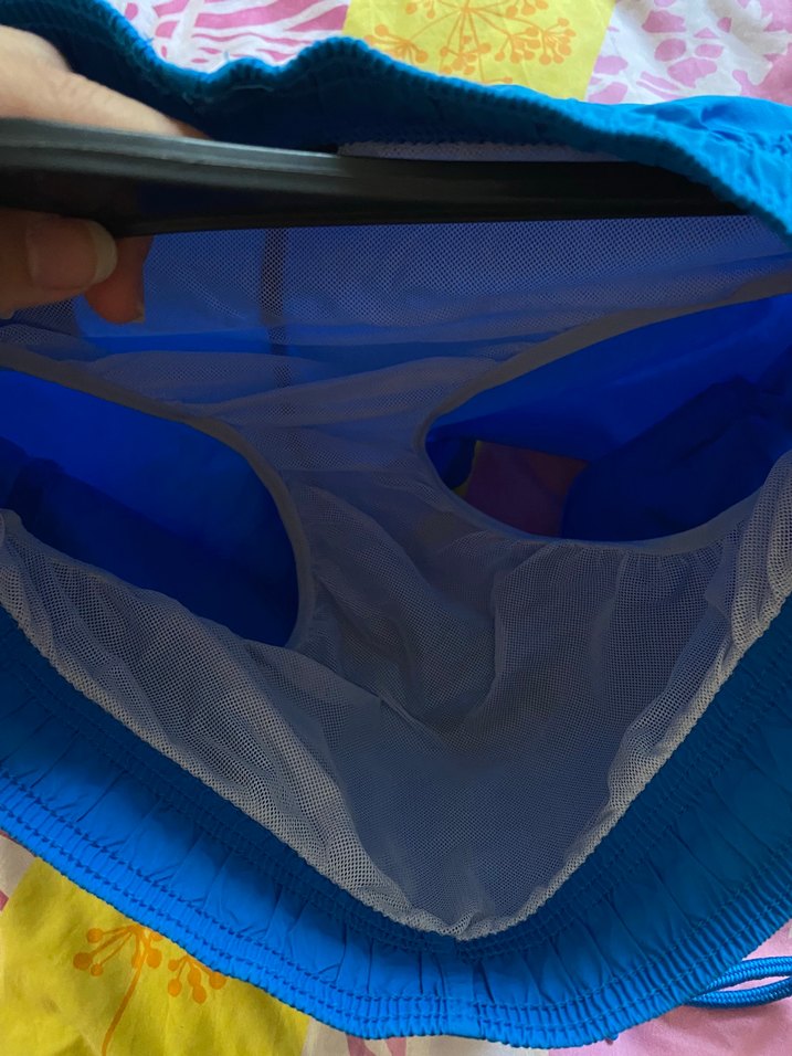 Mavi Erkek kısa deniz şortu - Görsel 5