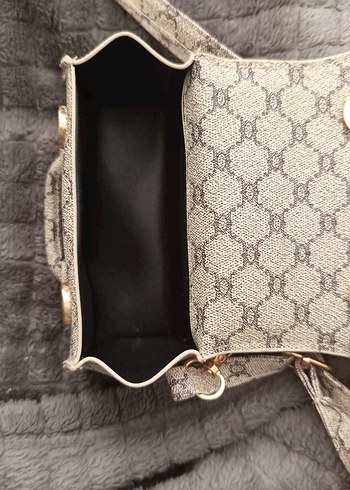 Kahverengi Yılan Desenli Tokalı Kadın Çanta - Görsel 2