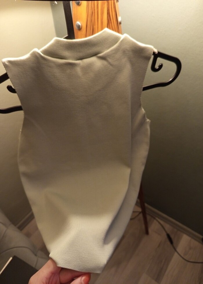 Uzun crop tişört  - Görsel 3