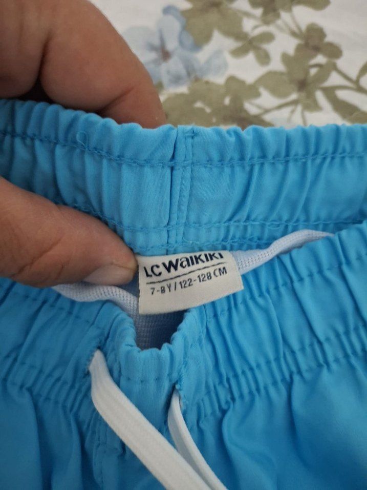 Pastel Mavi Erkek Çocuk Deniz Şortu - Görsel 3