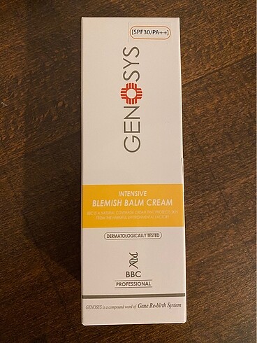 Genosys bbc gunes kremi