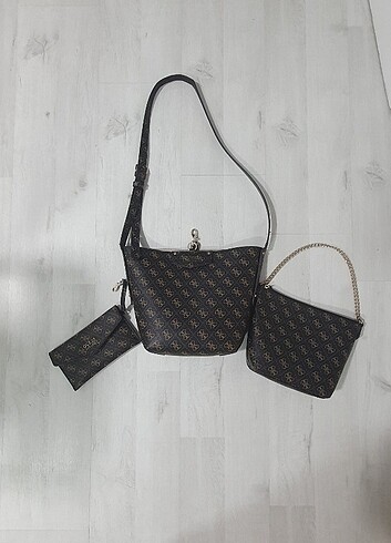 Guess 3lu Eco Brenton orijinal çanta