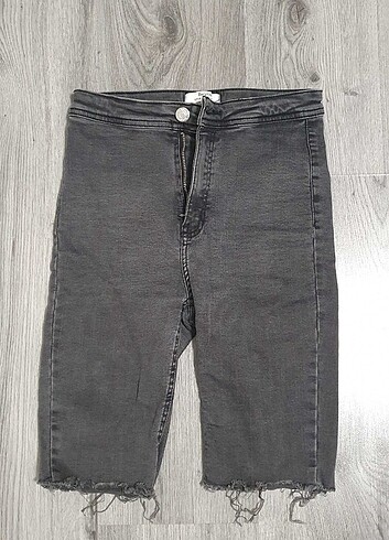 XS Bershka uzun jean kot şort