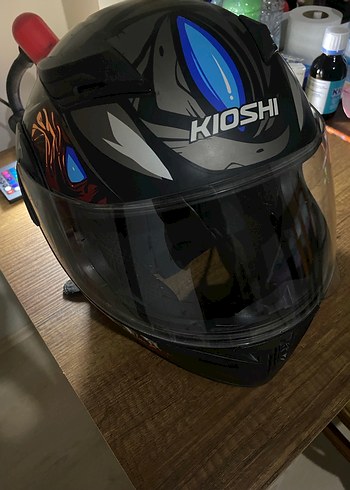 KIOSHI marka xxl beden motosiklet kaskı - Görsel 3
