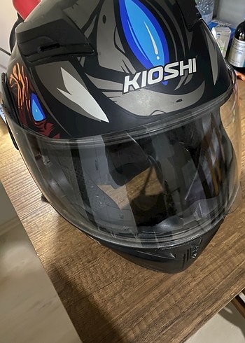 KIOSHI marka xxl beden motosiklet kaskı - Görsel 2