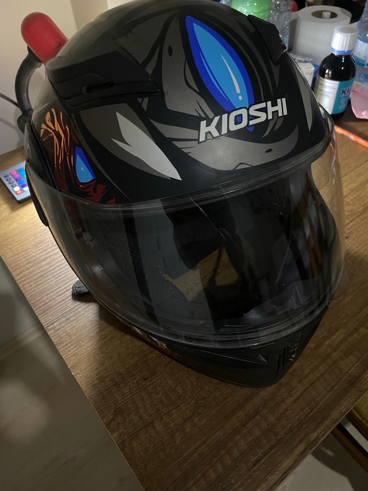 KIOSHI marka xxl beden motosiklet kaskı - Görsel 3