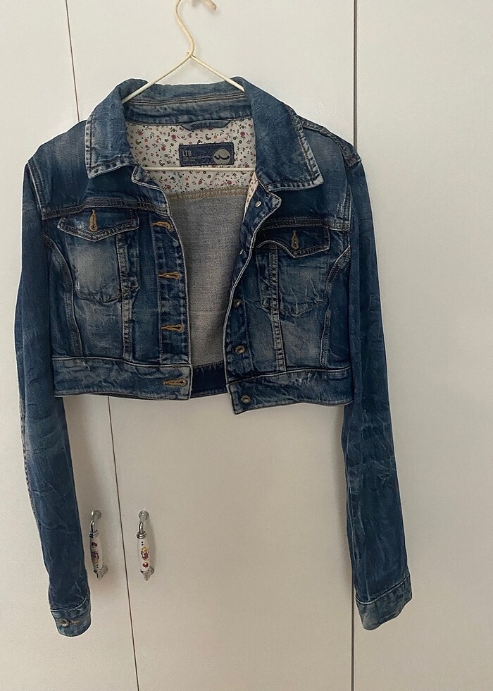 Ltb kadın kot ceket - Görsel 2