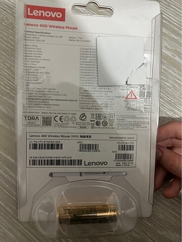 Beden Lenovo 400 wireless mouse