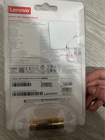 Beden Renk Lenovo 400 wireless mouse