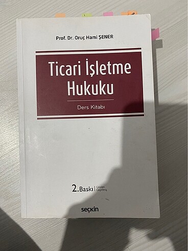 Ticari İşletme Hukuku Kitap