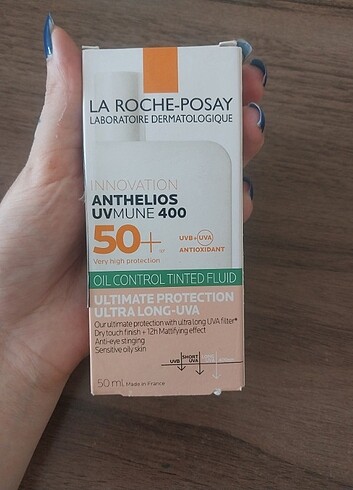 LA roche-posay renkli güneş kremi 50+