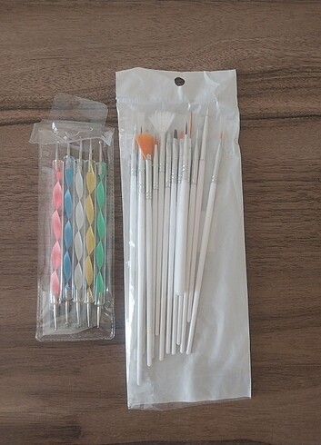 Nail art ve fırça seti 