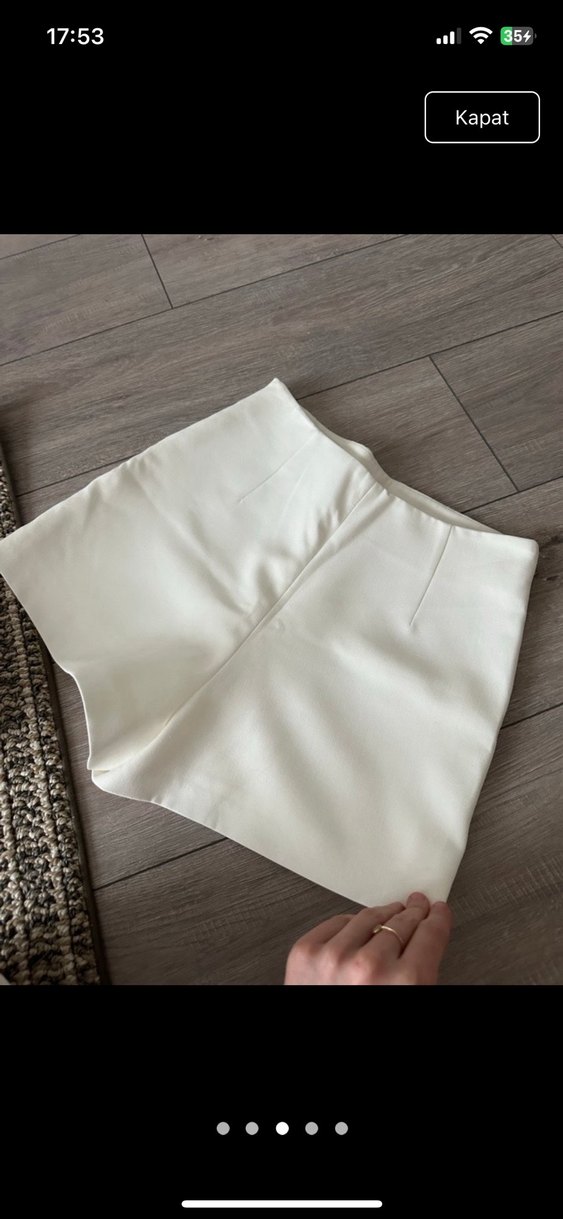 Zara bermuda clasik şort - Görsel 5