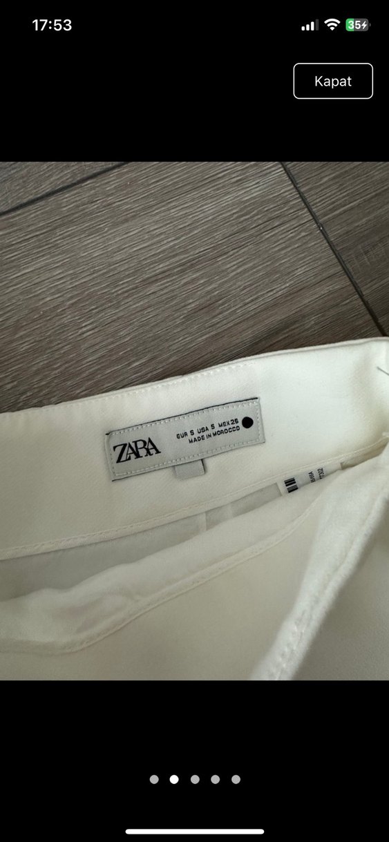 Zara bermuda clasik şort - Görsel 4