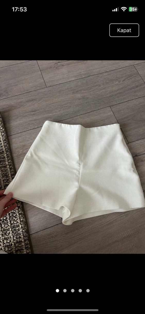 Zara bermuda clasik şort - Görsel 3