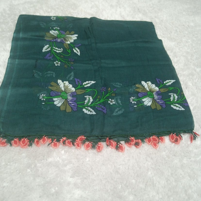 iğne oyası iki kenar ve mekik oyalı fular olur - Görsel 2