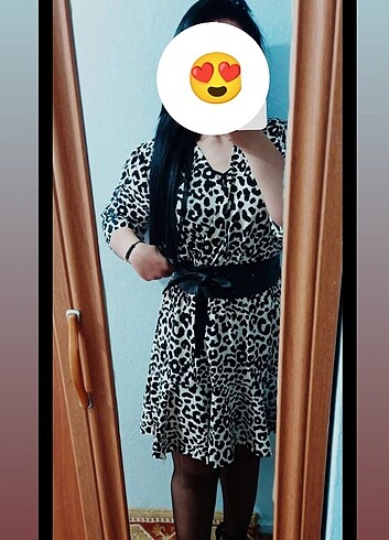 Leopar elbise