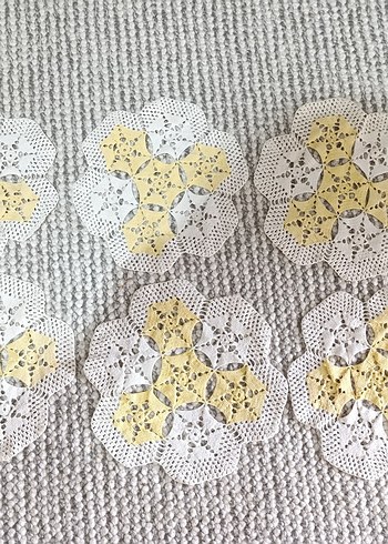 El Yapımı Dantel 6 parça - Görsel 3