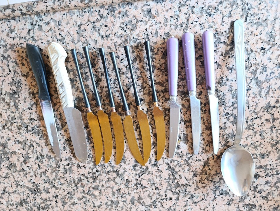 Kullanılmış çok yeni değil bıçaklar - Görsel 2