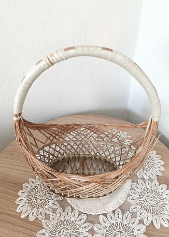 Çok şık bir hasır sepet - Görsel 4