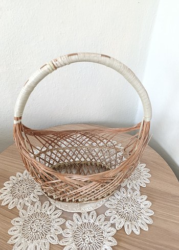 Çok şık bir hasır sepet - Görsel 2