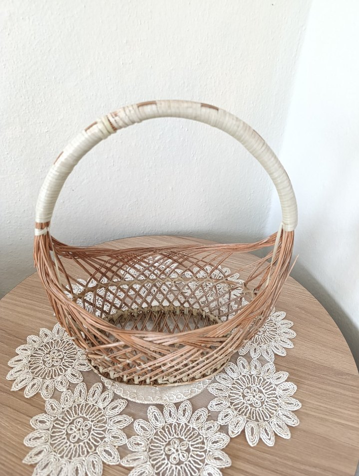 Çok şık bir hasır sepet - Görsel 2