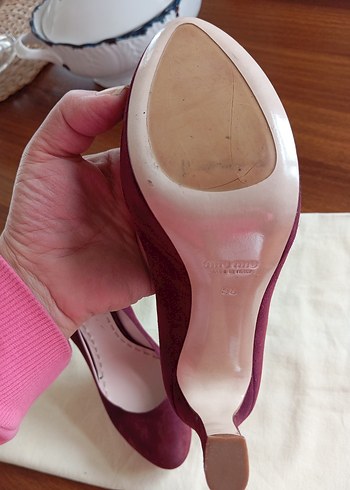 Bordo Süet mıu mıu - Görsel 6