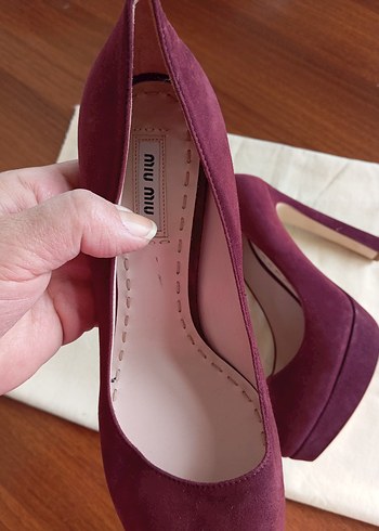 Bordo Süet mıu mıu - Görsel 3