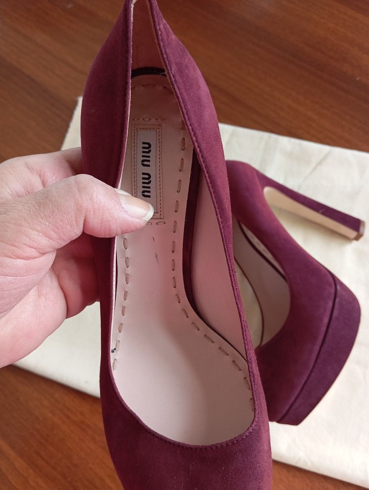 Bordo Süet mıu mıu - Görsel 3