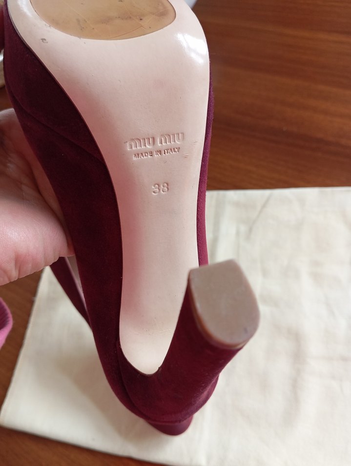 Bordo Süet mıu mıu - Görsel 5