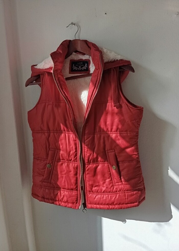 İçi kürklü yelek - Görsel 4