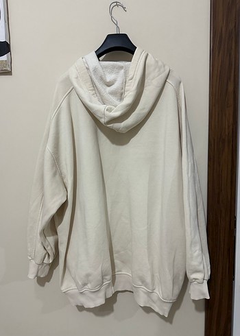 Gri Salaş Kadın Sweatshirt Kapüşonlu tesettüre uygun - Görsel 3