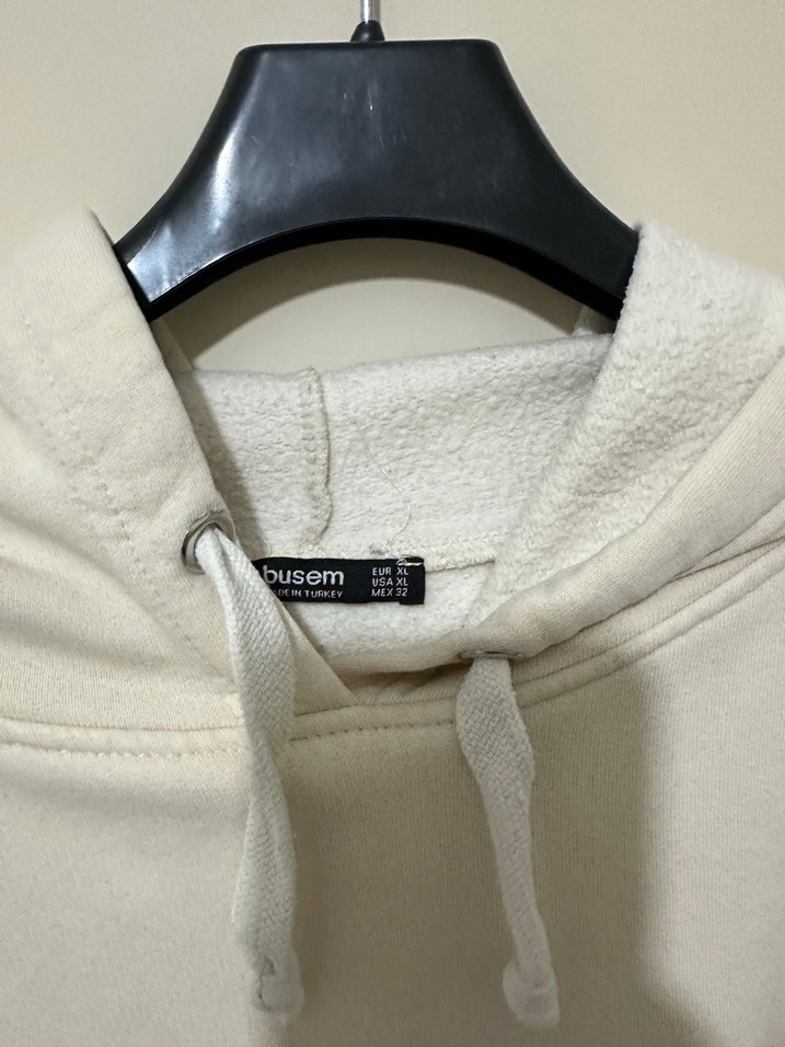 Gri Salaş Kadın Sweatshirt Kapüşonlu tesettüre uygun - Görsel 2