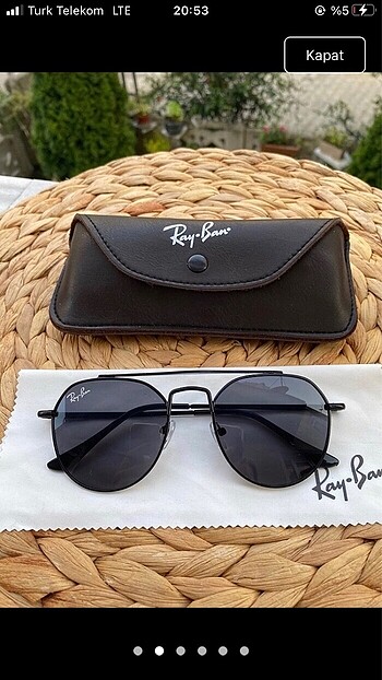 Ray Ban Rayban siyah yeni sezon güneş gözlüğü