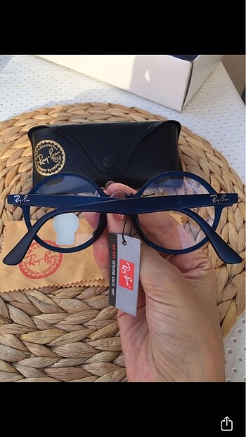Beden rayban yuvarlak şeffaf cam gözlük
