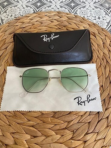 Ray Ban rayban yeşil cam güneş gözlüğü