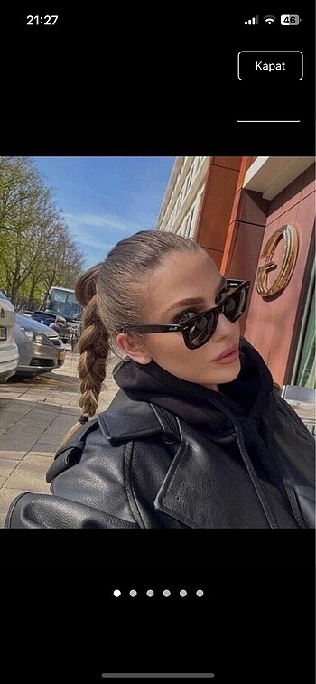 rayban siyah parlak walfere güneş gözlüğü