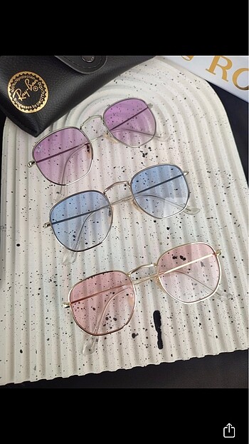 Rayban yeni sezon renkli cam güneş gözlüğü