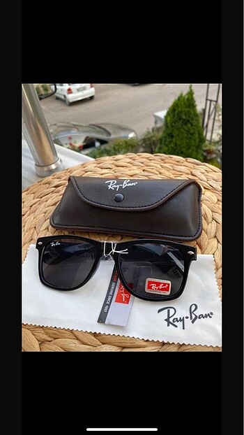Ray Ban Rayban siyah parlak wayfere model