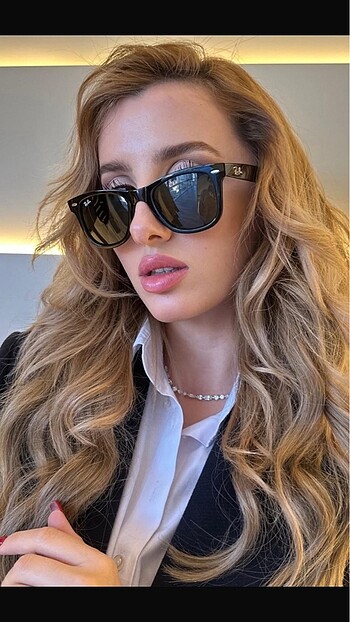 Rayban siyah parlak wayfere model