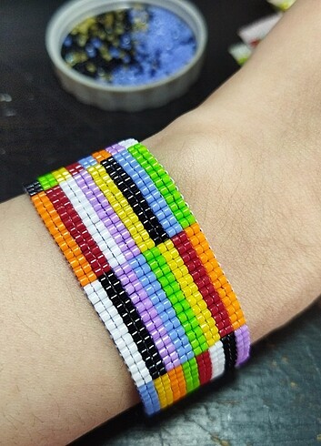 Beden Stripes Orjinal Miyuki Bileklik