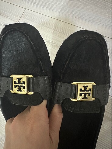 37,5 Beden siyah Renk Tory burch loafer