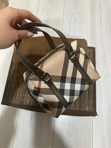  Beden kahverengi Renk Burberry çanta