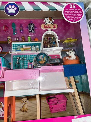 Beden Renk Barbie Veteriner Seti
