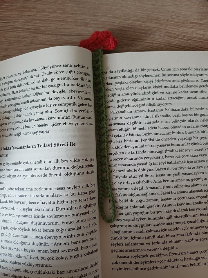 örgü kitap ayraçları - Görsel 3