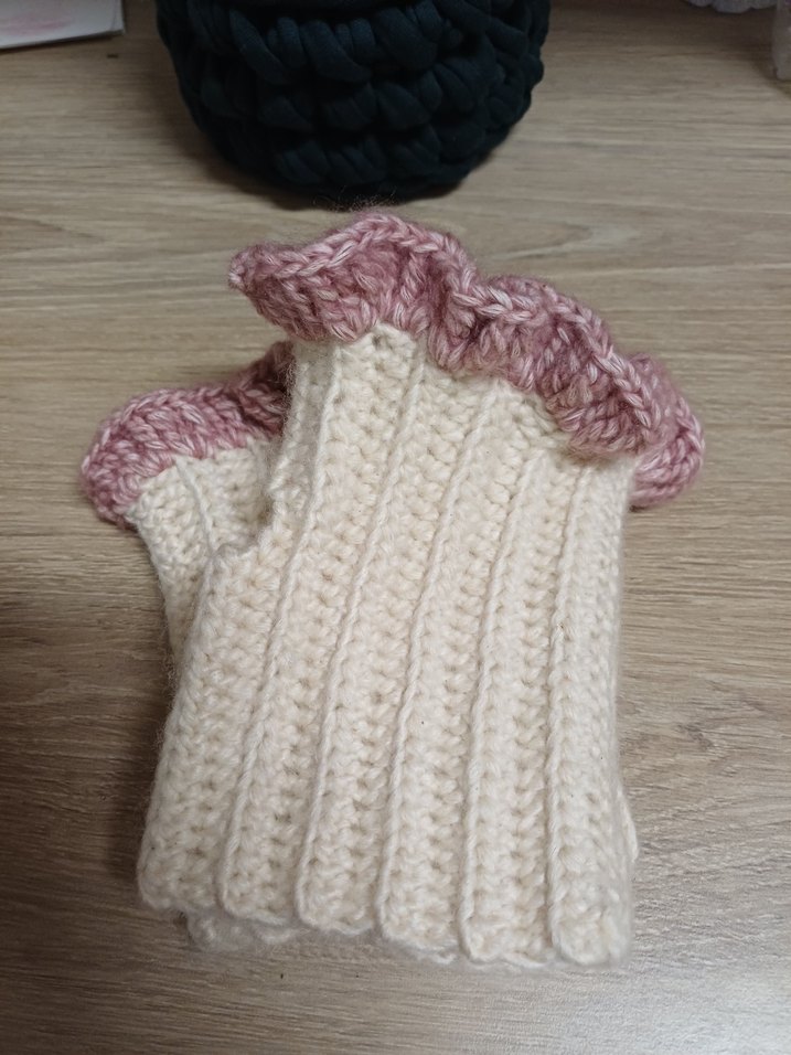 Bohem Tarzı Örgü Kadın Eldiveni - Görsel 5