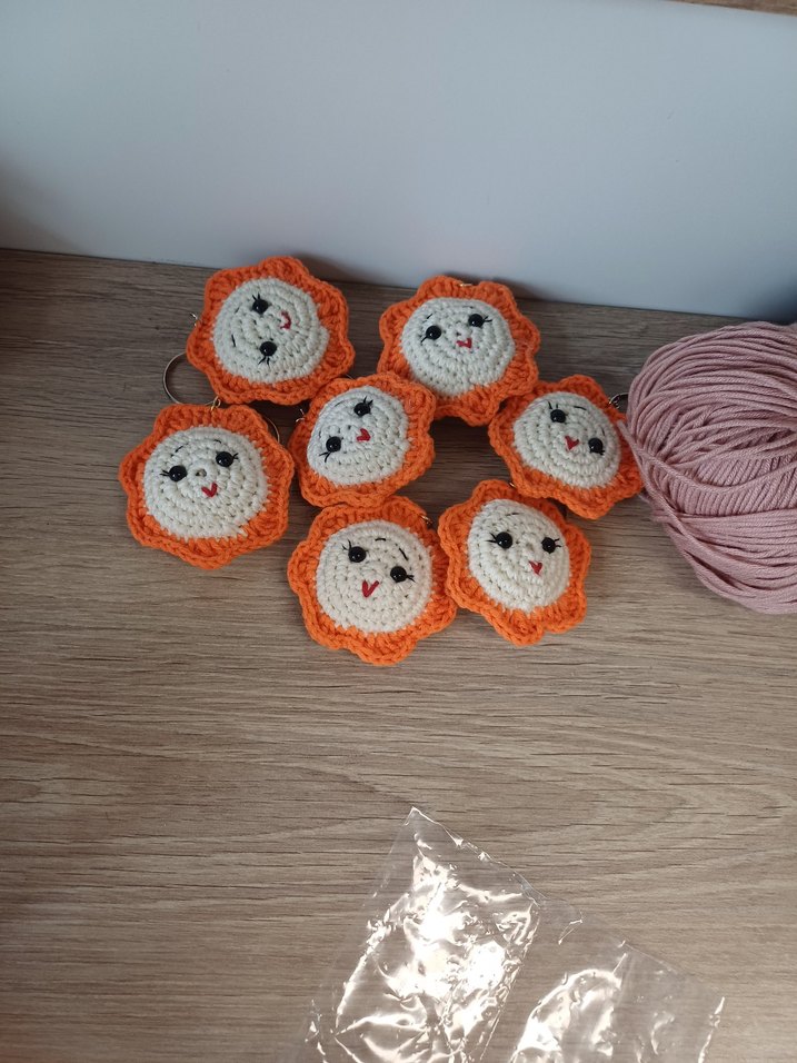 Örgü Kalp Anahtarlık - Görsel 3