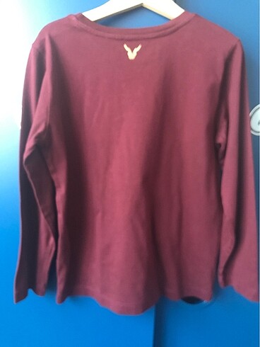 8 Yaş Beden bordo Renk Nebbati marka orijinal 8 A tshirt