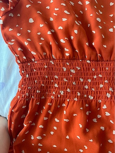 38 Beden turuncu Renk Koton polyester