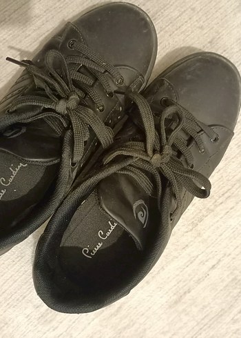 Siyah Bağcıklı Kadın Spor Ayakkabı - Görsel 2